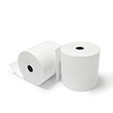  Papel térmico para impresora de recibos, 80 x 80 mm, para rollos de papel térmico para impresoras térmicas al por mayor, 2Rolls