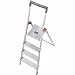 Produktbild Hailo Alu-Sicherheits-Stufenleiter ProfiLine S 150 4 Stufen