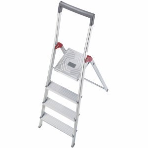 Preisvergleich Produktbild Hailo Alu-Sicherheits-Stufenleiter ProfiLine S 150 4 Stufen