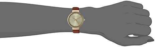 Karen Millen Women's Brown Leather Strap Watch