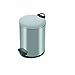 Produktbild Hailo T2 M 0513 – 119 12L 12L Round Steel Silver Waste Basket – Abfallkorb (27 cm, 270 mm, 270 mm, 375 mm, 300 mm, 295 mm)