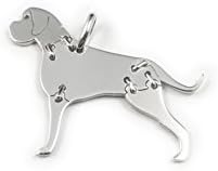 BOXER-2 Pendant 925 Sterling Silver Dog Pet Gift Jewellery