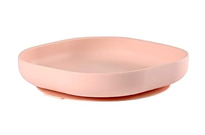 Béaba BÉABA Assiette Silicone Ventouse Rose