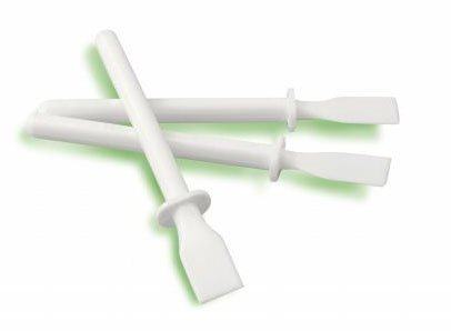 10er Set Spatel Für Schulkinder Klassen 11cm Weiß Kunststoff PVA Kleber Verteilung