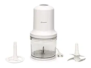 CHEFWARE Appliances Echo Chopper With Double Blade (100% Copper Motor), White, 1000ml