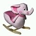 FoxHunter Animal Rocker Baby Kids Rocking Infant Toddler Child Children Toy Pink Elephant New
