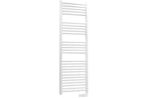 HDCASA Termoarredo scaldasalviette elettrico 920x480 mm con termostato analogico bianco con resistenza 500W