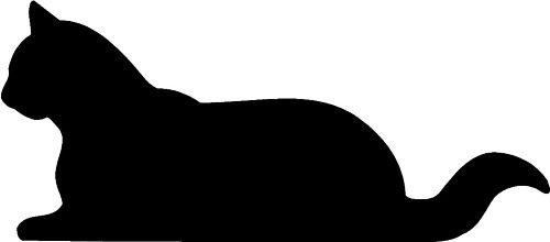 sitzend Katze Auto, Camper Van Fenster Sticker Decals ~ 2