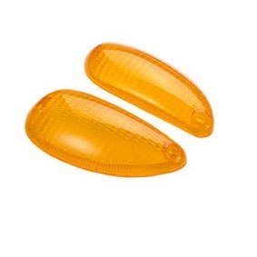 Cabochons clignotant Piaggio Typhoon arrière orange (x2)