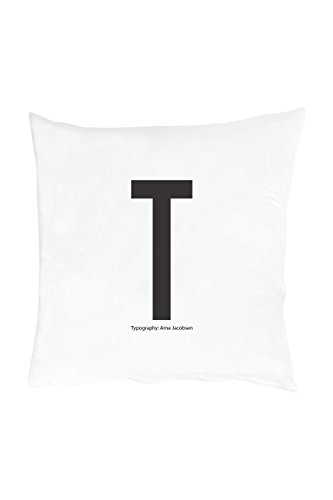 Design Letters Kissenbezug T 80 x 80 cm