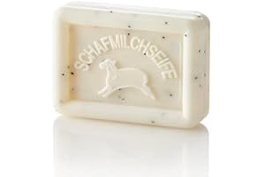 12FADENLINE OVIS Schafmilchseife 100g -Für Männer -Reinigung und Pflege mit Schafmilch in Papierverpackung / zero waste ohne Mikroplastik oder Mineralöl