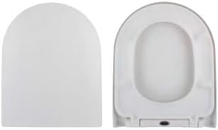 Cassellie Top Fix D Shaped Quick Release Heavy Duty Toilet Seat