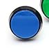 Produktbild GOZAR 5 Farben Led-Licht 60Mm Arcade Video Game Player Druckschalter - Blau