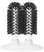 Bar Maid GWM-200 2-Brush Manual Glass Washer With Suction Cup Base
