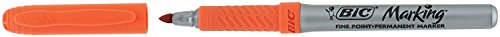 BIC Marking Color Permanent Marker / wasserfester Marker mit Rundspitze für viele Oberflächen / 10 bunte Stifte im Köcher / Strichstärke 1,1 mm - 5