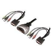 Digitus DC-11802 Pocket KVM Switch (2-port, DVI, VGA, USB 2.0)