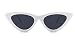 Produktbild LAMAMAG Sonnenbrille Vintage Shades Für Frauen Sonnenbrille Cat Eye Sonnenbrille Weißes Dreieck Cateye Brillen Gafas De Sol, 6