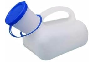 ARASO-UK LTD 1000ml Unisex Urinal Pot Portable Travel Urinal Bottles Leakproof Camping Toilets for Men and Woman Urinal Urine Wee Funnel