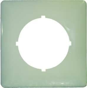 Preisvergleich Produktbild PROTEC.net UAD Abdeckrahmen 80x80 cremeweiß