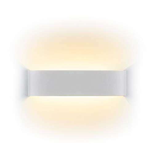 NetBoat Wandleuchte LED Innen Wandleuchten 12W Wandlampe mehr Hell