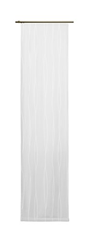 Wirth Paneele Dallas mit Zubehör, Polyacryl, Weiß, 225 x 60 cm,