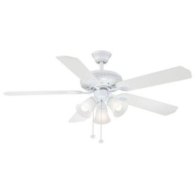 Buy Hampton Bay Glendale Ceiling Fan White Online At Lowest