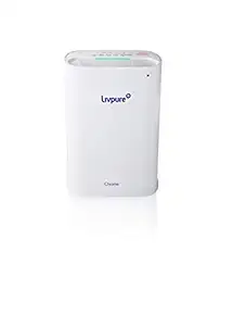 Livpure Chrome 40-Watt Air Purifier with Remote and Composite Filter (White)