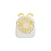 Produktbild Gxrzyclh Mini-Lüfter Wiederaufladbarer tragbarer USB-Lüfter Handheld-Lüfter 3-stufiger USB-Mini-handlicher Kleiner USB-Desktop-Lüfter-Kühler,Yellow