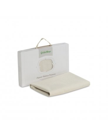 The Little Green Sheep Organic Crib Size Waterproof Mattress Protector