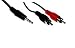 Produktbild GR-Kabel 3.5mm - 2 x RCA - 3m 3m 3.5mm 2 x RCA Schwarz Audio-Kabel, NC-898