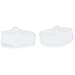 1 Pair of 2-Port Toe Separators/Stretchers/Straighteners Gel---White