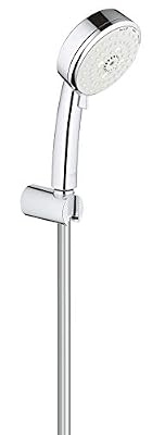 GROHE 27588002 Tempesta Cosmopolitan 100 Set de Douche Mural 3 Jets, Chrome