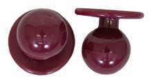 Kugelknöpfe für Kochjacke Farbe bordeaux 1 Beutel = 12 einzelne Knöpfe