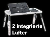 General Office Notebooktisch mit 2 USB-Lüftern, klappbar - 8