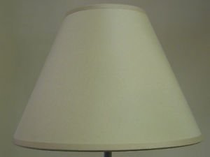 CT Lighting Lampenschirm aus Baumwolle, Glockenform, für Tischlampen oder Deckenlampen, 23 cm cremefarben