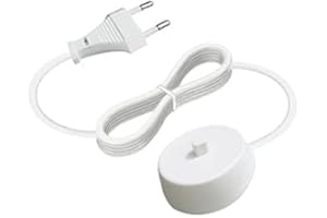 LIANSUM Ładowarka model 3757 do elektrycznych szczoteczek do zębów, ładowarka do akumulatorów Oral b Genius 8500/8900 / 9000N, Smart 4 4500/5 5000N / 6 6000N, Pro 600/750/2500, Oral b Vitalib ty zasilacz