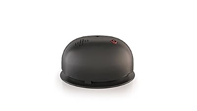 Noxe Lumens Basic Noir - Détecteur de fumée qui remplace votre socle/pavillon luminaire