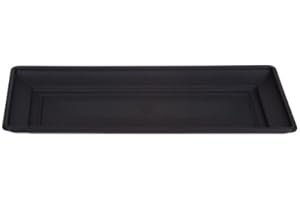 Whitefurze G02096 40cm Venetian Window Box Tray - Black