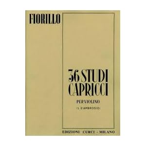 FIORILLO 36 STUDI CAPRICCI PER VIOLINO L.D'AMBROSIO