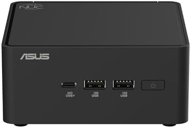 ASUS NUC 15 Pro, Mini PC Intel Core U5-225H, RAM da 96 GB DDR5-6400, SSD M.2, Scheda Grafica Intel Arc, Wi-Fi 7, Bluetooth 5.4, Compatibile con Windows 11 Pro e Windows 11 Home, Versione Tall, Nero