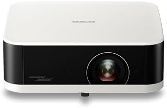 Epson Lifestudio Pop EF-61W Bianco diamante Proiettore smart portatile, Sound by Bose, Google TV, Full HD, utilizzo interno/esterno, garanzia di 5 anni*