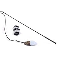 Outward Hound Kyjen 41001 Tail Teaser Hundespielzeuge Quietschspielzeug Trainingsspielzeug mit Ersatz-Quietschelement, Größe L, verschiedene Farben