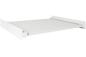 CONNY CLEVER Verbindungsrahmen Zwischenbaurahmen Aufbaurahmen Arbeitsplatte ausziehbar für Waschmaschine - Trockner - Säule wie Bauknecht Whirlpool