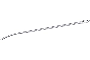 Contacto Edelstahl, Dressiernadel, Spicknadel, Bratennadel, Länge: 20 cm, Draht: Ø 3 mm