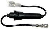 Glass Inline Fuse Holder 10 Amp Max Leads With 6.3mm Lucar Terminals K254