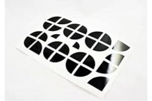 HEGEHOF Generisch Logo Emblem Ecken Aufkleber Sticker 30 Stück Alle Modelle und Motorrad Felgen Motorhaube Heckklappe Lenkrad Sticker E36 E46 E90 F30 G20 E39 E60 F10 E81 F20 M3