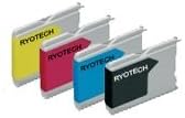 1 Set of 4 LC1000 LC970 Brother Compatible Ink cartridges for the DCP-130C DCP-135C DCP-150C DCP-153C DCP-157C DCP-330C DCP-350C DCP-540CN DCP-560CN DCP-750CW DCP-750WN DCP-770CW MFC-230C MFC-235C MFC-240C MFC-260C MFC-440CN MFC-465CN MFC-660CN MFC-665CW MFC-680CN MFC-685CW MFC-845CW MFC-885CW MFC-3360C  MFC-5460CN MFC-5860CN FAX-1360 FAX-1460 FAX-1560 FAX-2480C LC1000BK LC1000C LC1000M LC1000Y