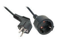 Preisvergleich Produktbild LINDY 30278 Schuko-Verlängerungskabel 3 m schwarz