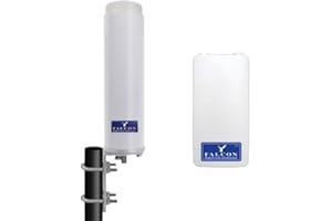 FALCON WORLD CLASS TECHNOLOGY Falcon Rural 4G Antenna with Falcon 4G, 150Mbps Router, WiFi Solution for Static Caravans and Rural Buildings (150 mbps)