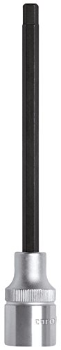 CAROLUS 5141.06 Schraubendrehereinsatz 1/2", Innensechskant 140 mm lang, 6 mm, 1 Stück